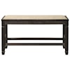 Signature Tyler Creek Double Counter Upholstered Bench