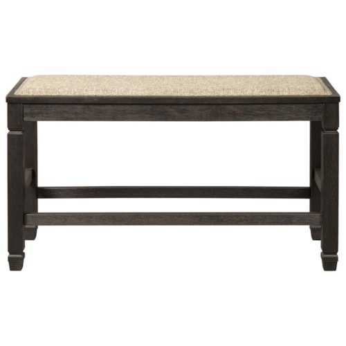 Double Counter Upholstered Bench