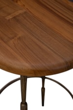 Furniture Classics  Industrial Counter Stool with Metal Legs