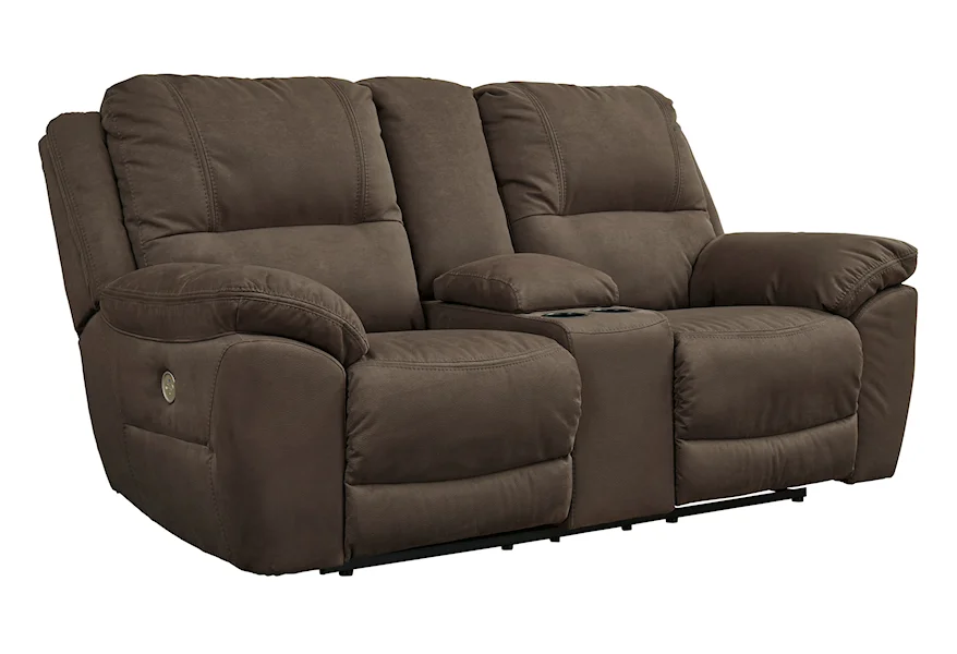 Next-Gen Gaucho Power Reclining Loveseat with Console by Signature Design by Ashley at Royal Furniture