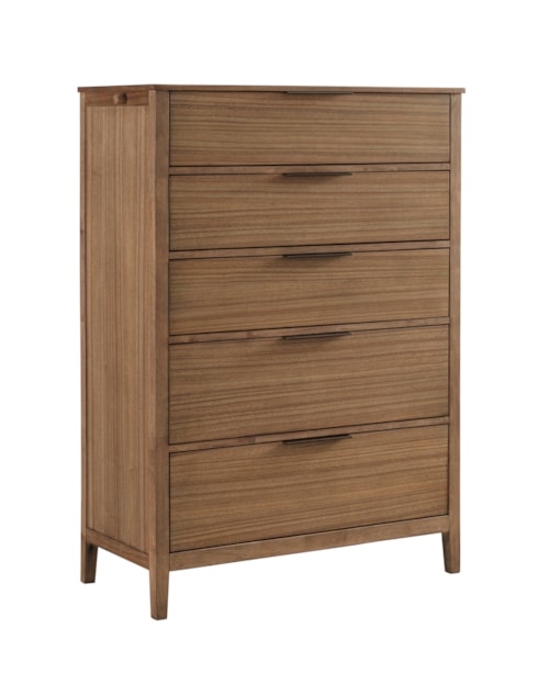 Transitional 5-Drawer Bedroom Chest with Felt and Cedar-Lined Drawers