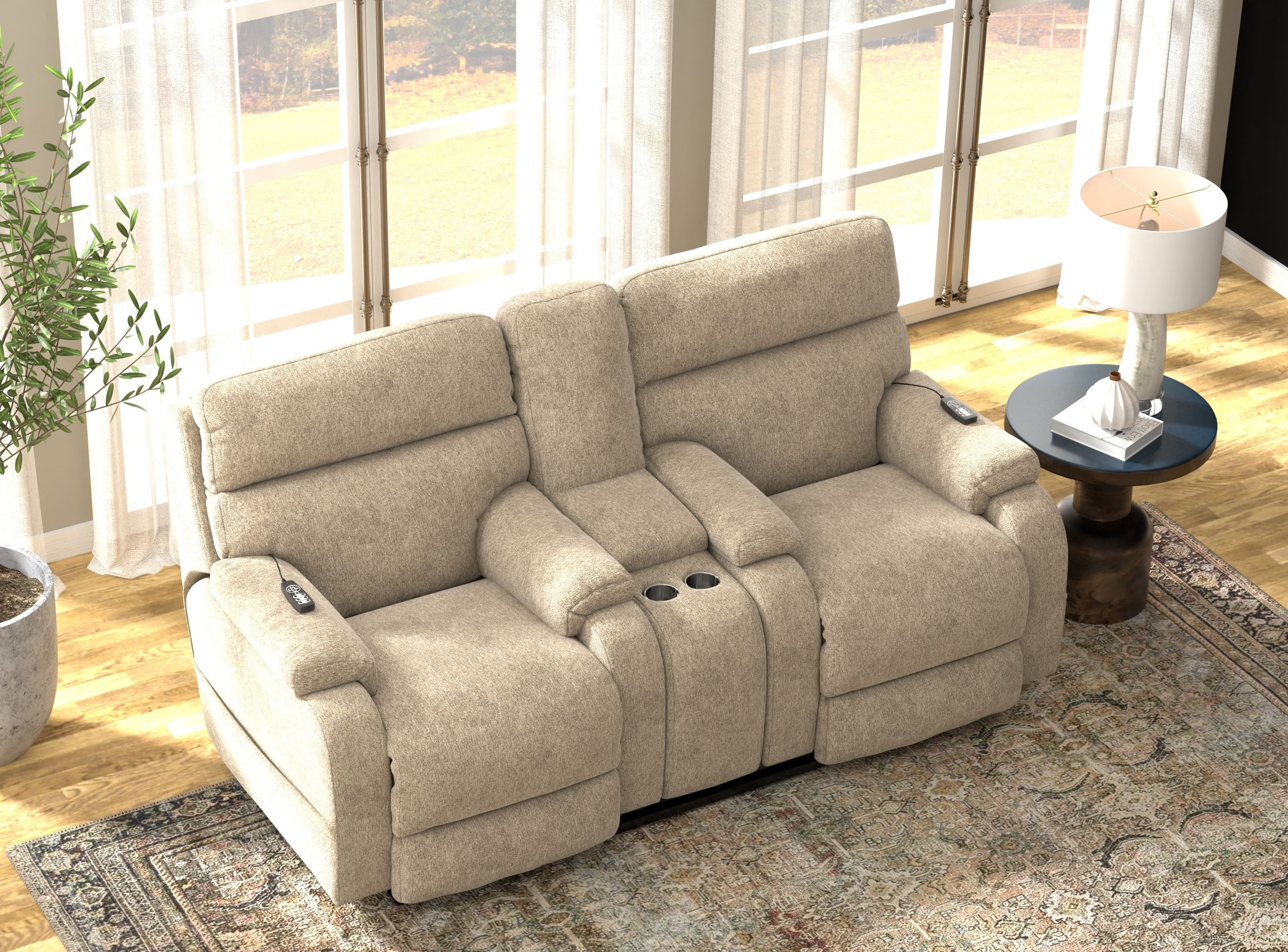 Catnapper Regenerator Dual Lift Power Reclining Loveseat