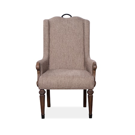 Upholstered Host Arm Chair