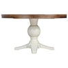 Elements International Park Creek- Round Standard Height Dining Table