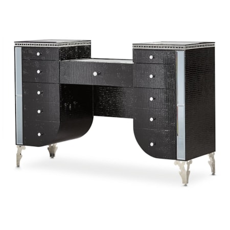 11-Drawer Vanity Desk