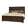 Virginia House Crafted Cherry - Dark California King Six Panel Bed