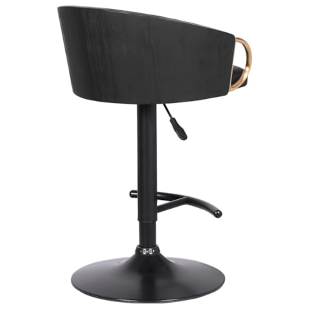 Adjustable Upholstered Bar Stool