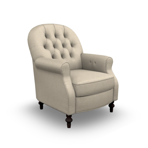 Traditional Accent Chair with Button Tufting