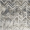 Kas Montreal 5'3" x 7'7" Grey Chevron Rug