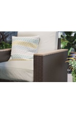 homestyles Palm Springs Contemporary Outdoor Chaise Lounge and Side Table Set