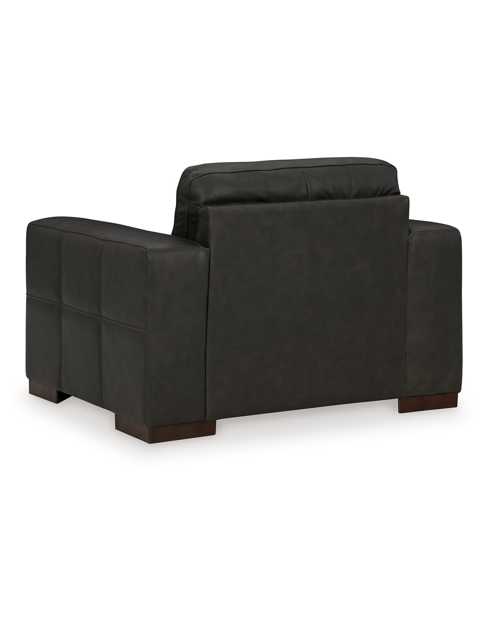 Ashley Furniture Signature Design Luigi 5650623 Contemporary Leather Match Oversized Chair with