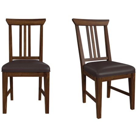 Upholstered Slatback Dining Chair