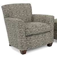 Transitional Chair with Tight Back