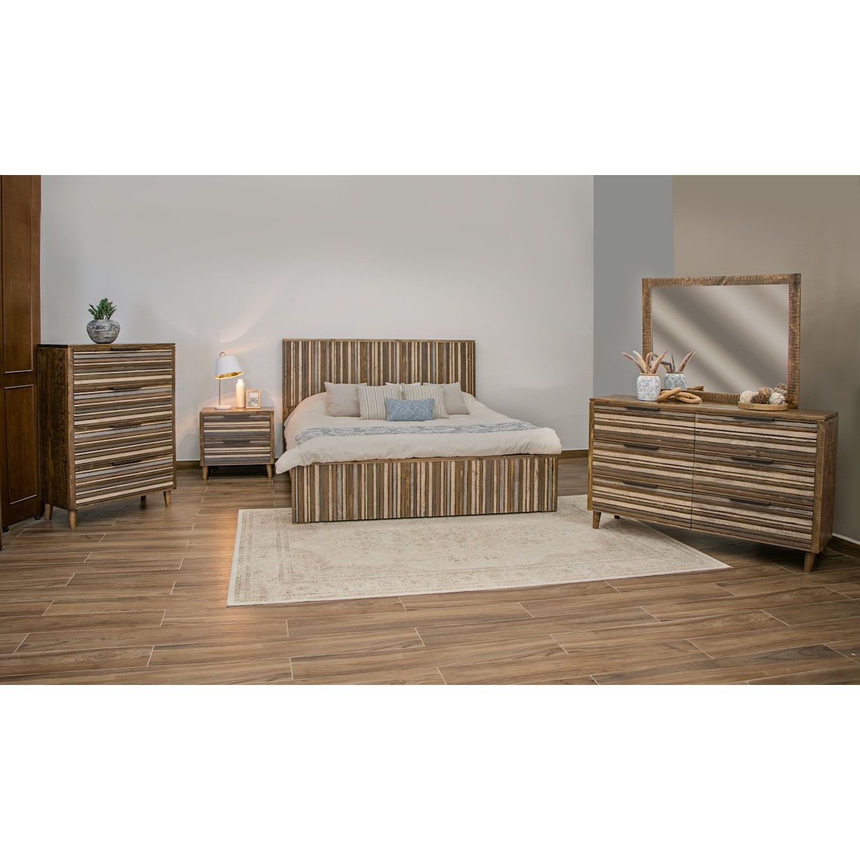 International Furniture Direct Tiza Queen Bedroom Set