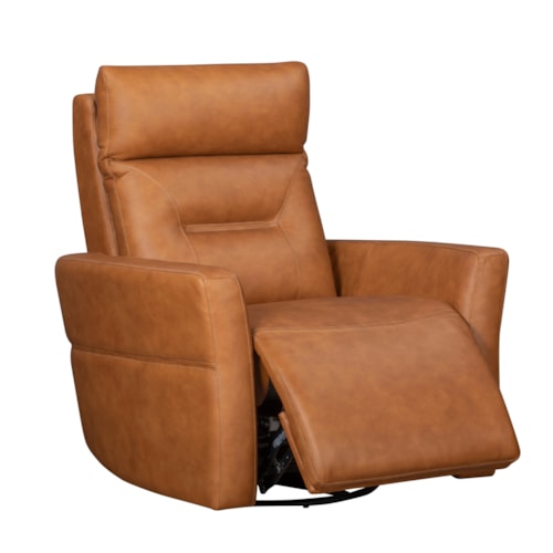 Casual Power Swivel Glider Recliner with Power Headrest
