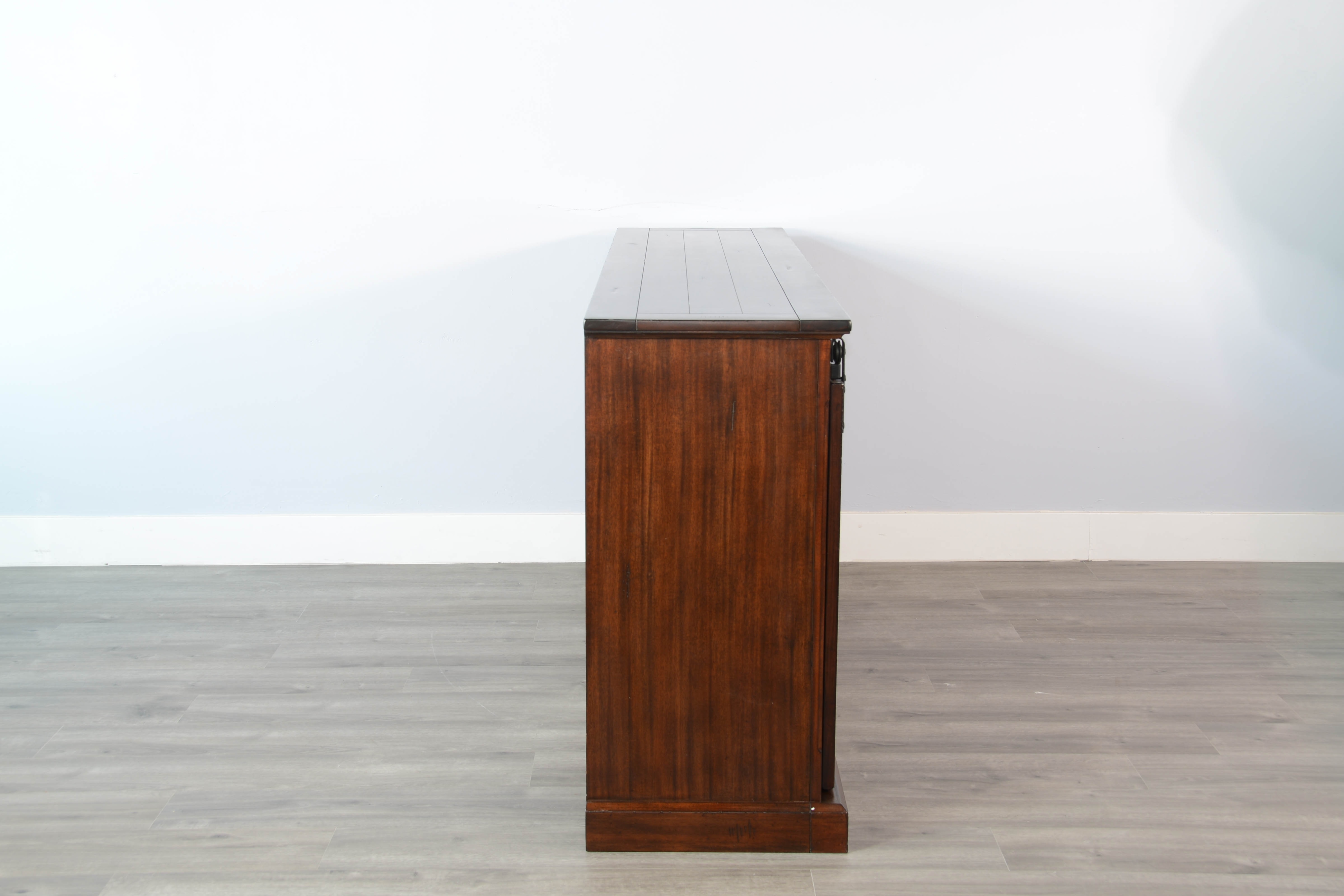 TV Console with Sliding Doors