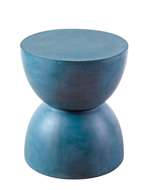 Contemporary Accent Table with Hourglass Shape