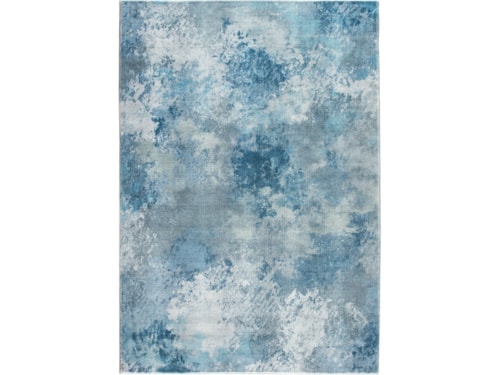 2' x 7' Blue Runner Rug