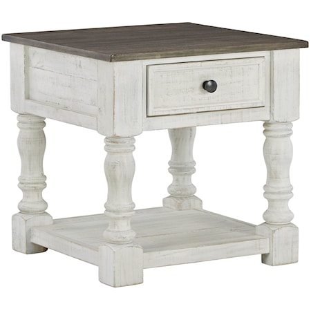 Two-Tone End Table