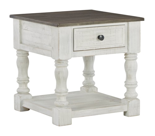 Two-Tone End Table