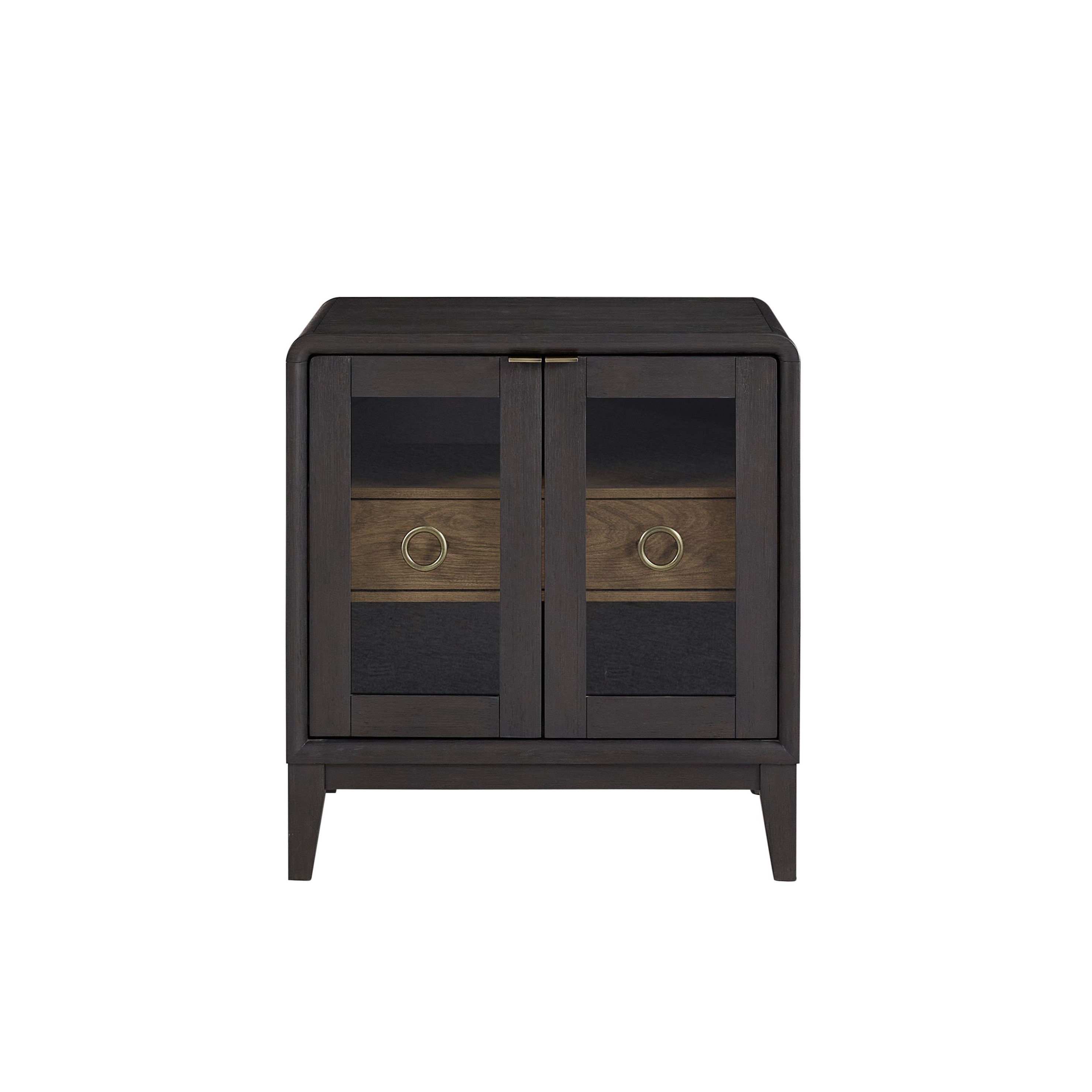 Glass-Door Nightstand