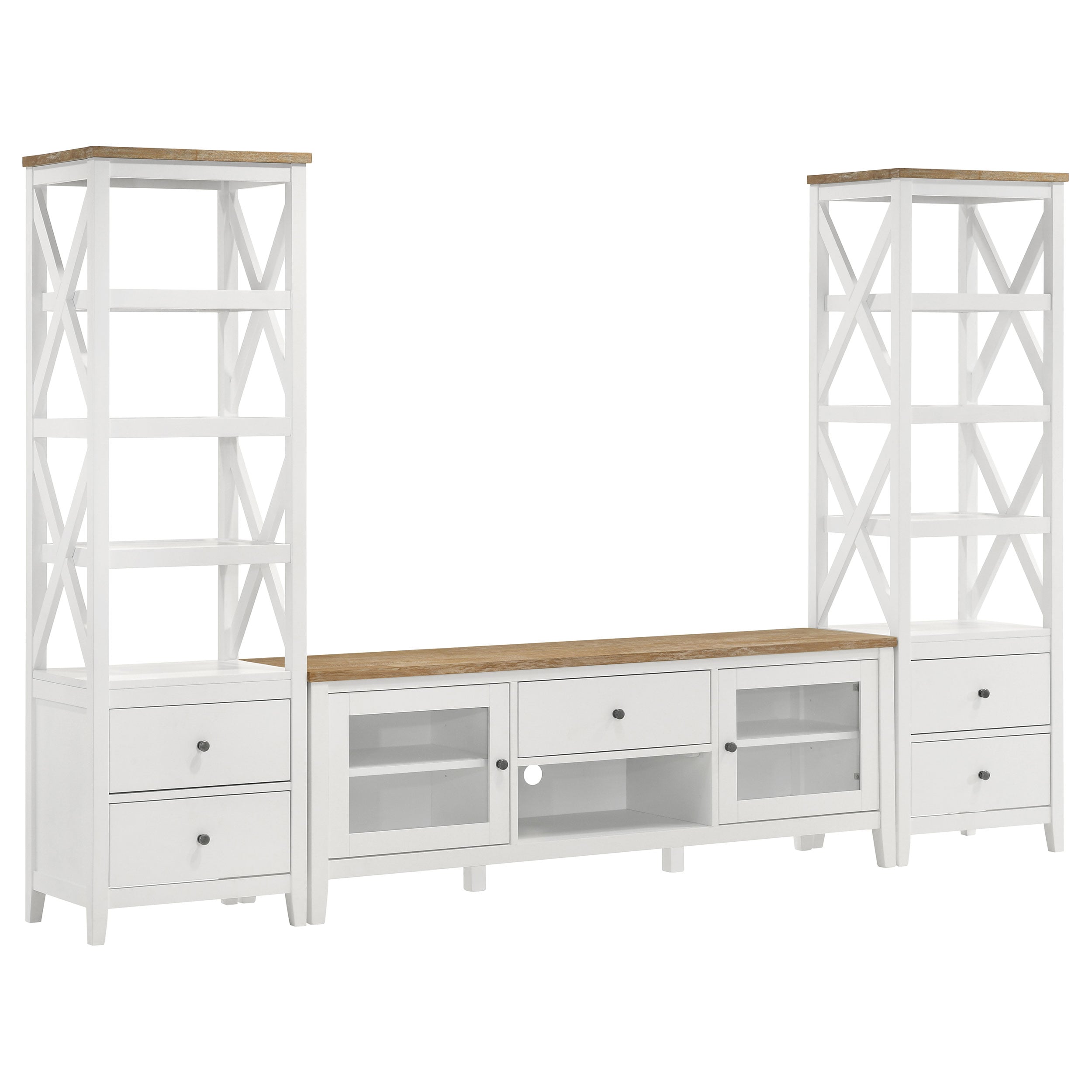 3-piece 67" TV Stand Entertainment Center