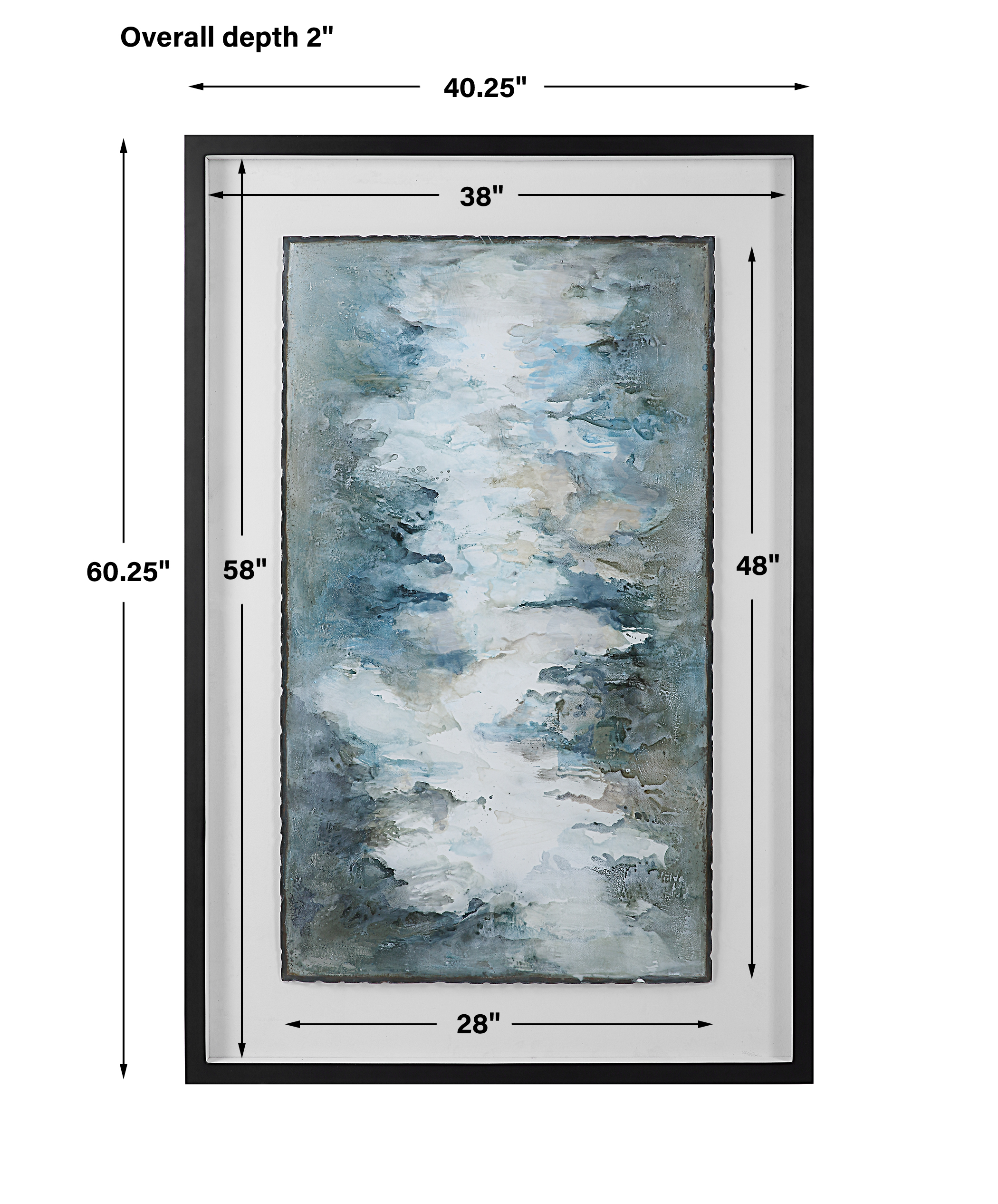 Uttermost Lakeside Grande Lakeside Grande Framed Abstract Print