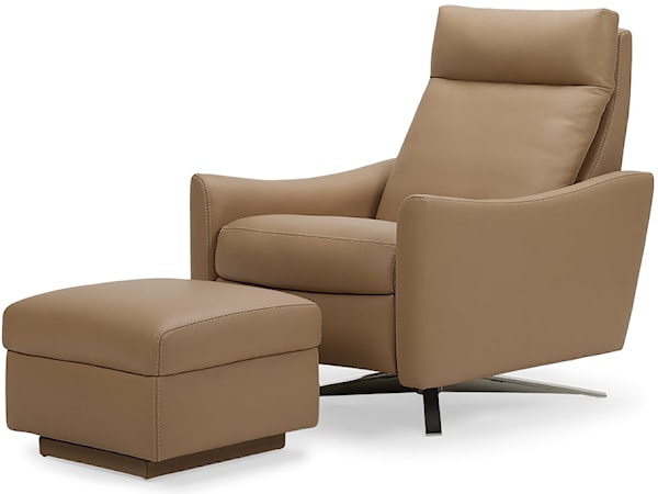 Ontario Comfort Air Chair and Ottoman Set