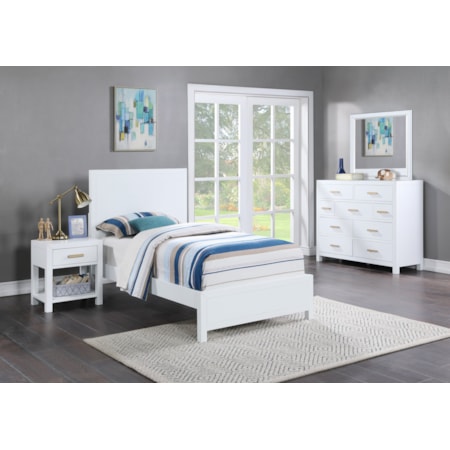 Panel Twin Bed