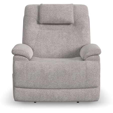 Transitional Power Lift Sleeper Recliner with Power Headrest & Lumbar