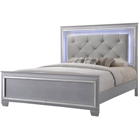 King Headboard and Footboard Bed