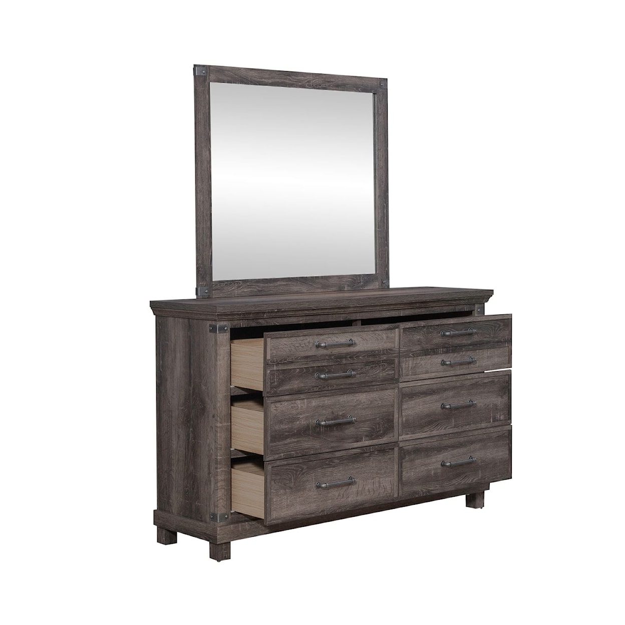 Liberty Furniture Lakeside Haven Dresser & Mirror Set
