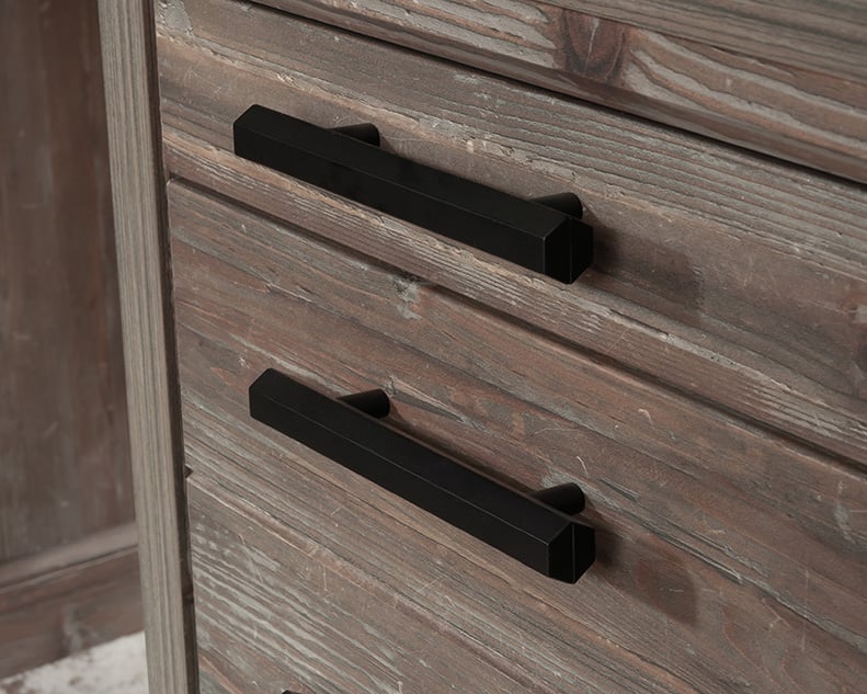 Sauder Aspen Post Aspen Post Double Pedestal Executive Desk