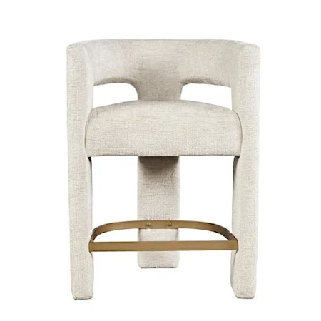 Contemporary Upholstered Stool