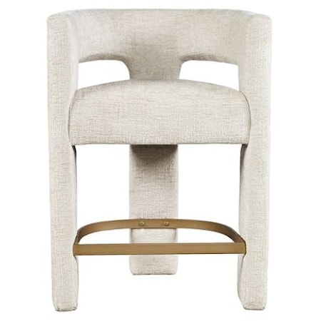 Contemporary Upholstered Stool