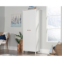 Transitional Storage Cabinet with Adjustable Shelves