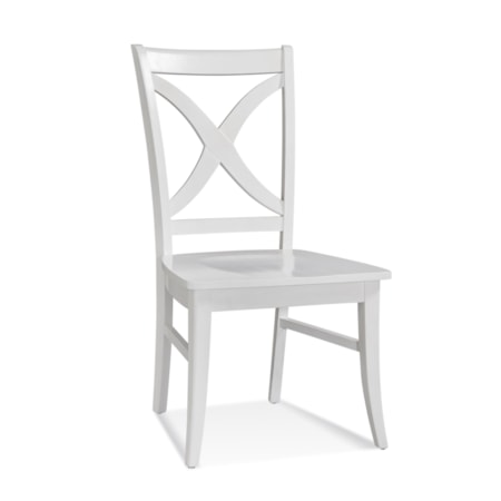 Side Chair with Wood Seat