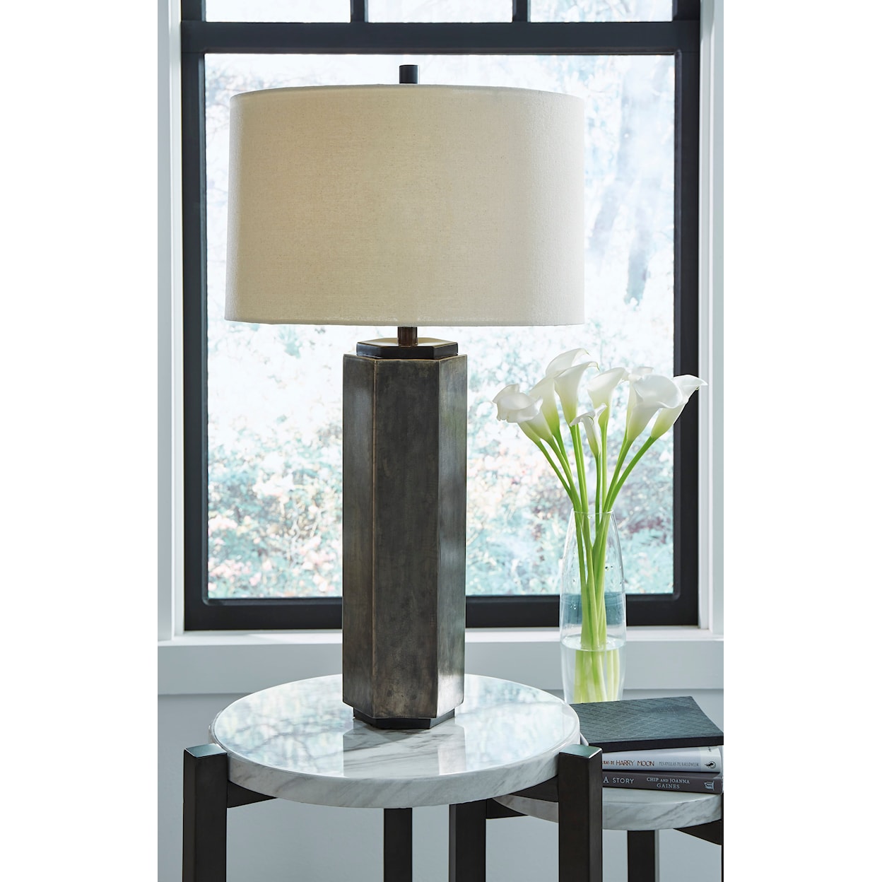 Ashley Furniture Signature Design Lamps - Contemporary Dirkton Table Lamp