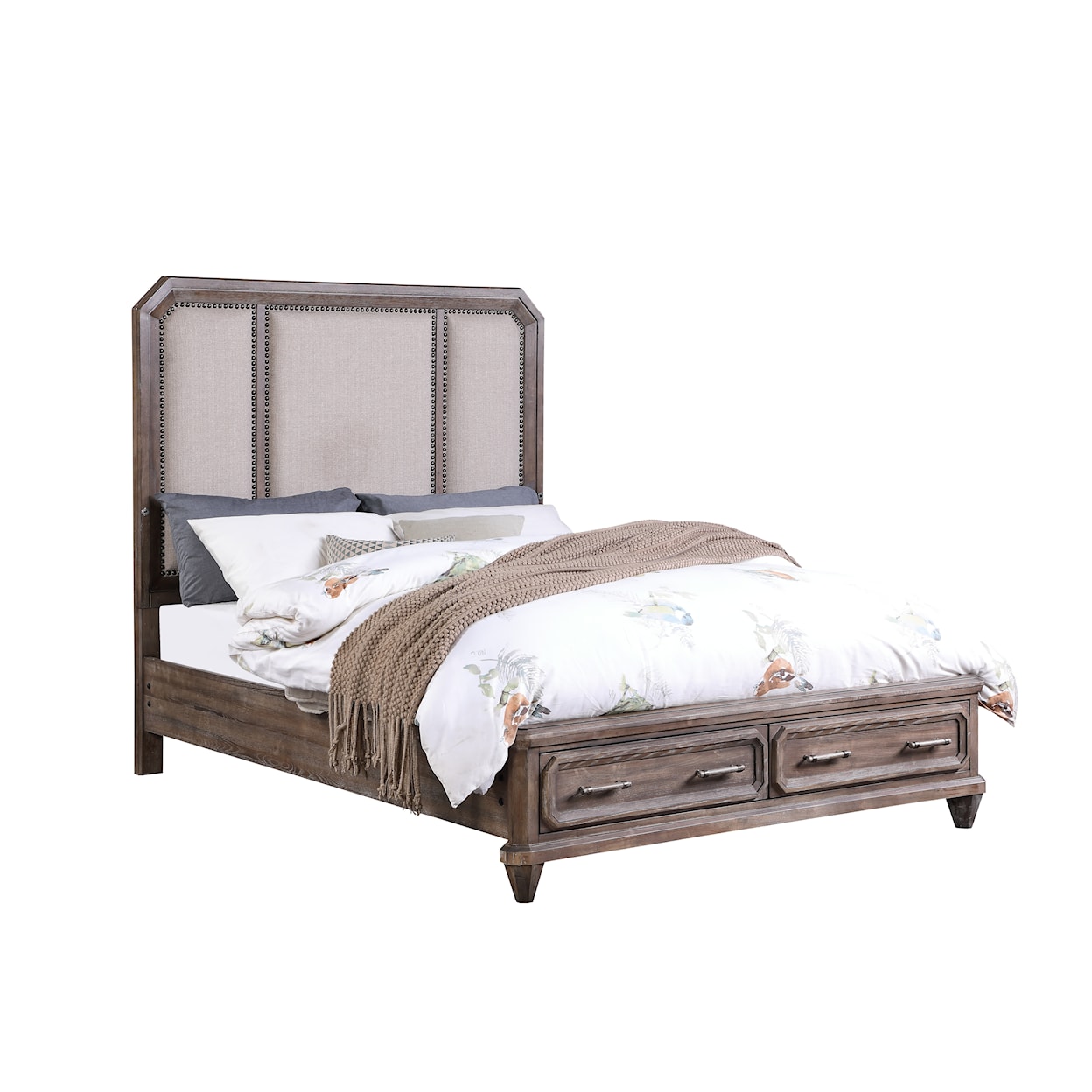New Classic Lincoln Park California King Storage Bed 