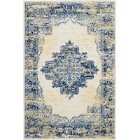 6' x 9' White Rectangle Rug