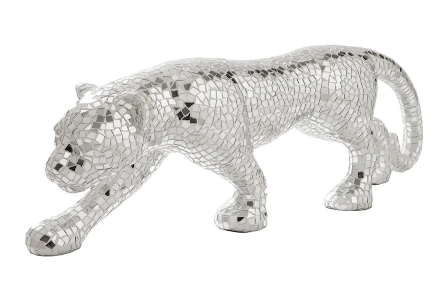 Accents Drice Panther Sculpture by StyleLine at EFO Furniture Outlet
