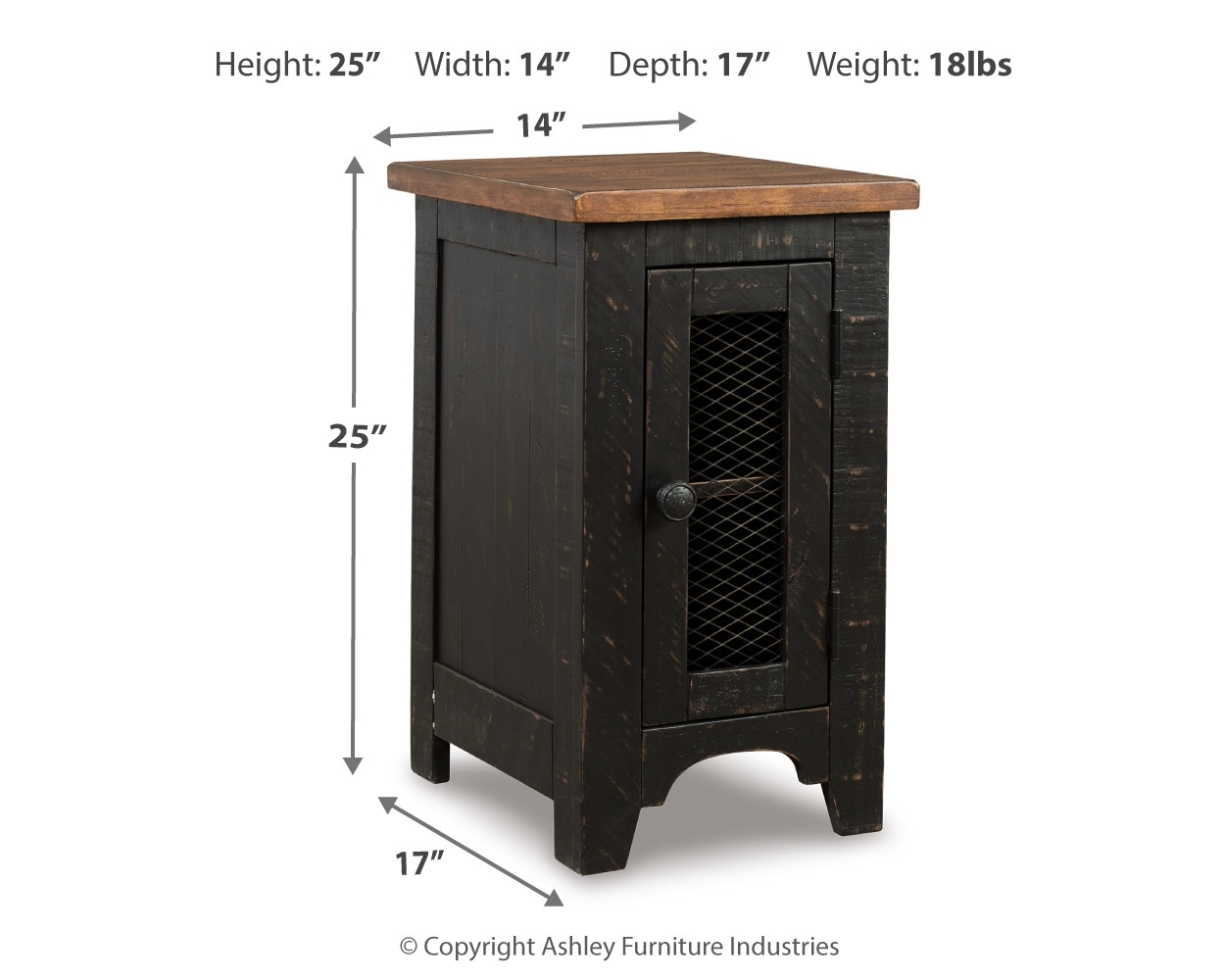 Chairside End Table