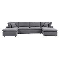 Outdoor 6-Piece Sectional Sofa