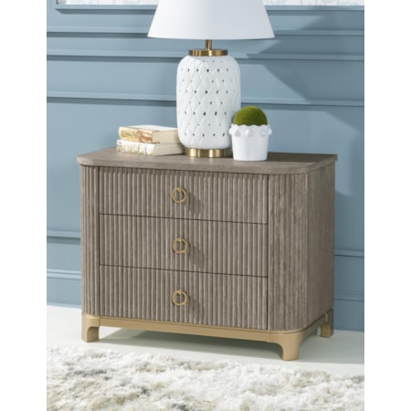 3-Drawer Chest Nightstand