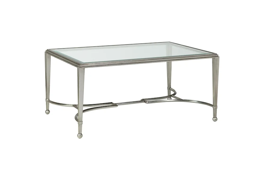 Artistica Metal Sangiovese Small Rectangular Cocktail Table by Artistica at Z & R Furniture