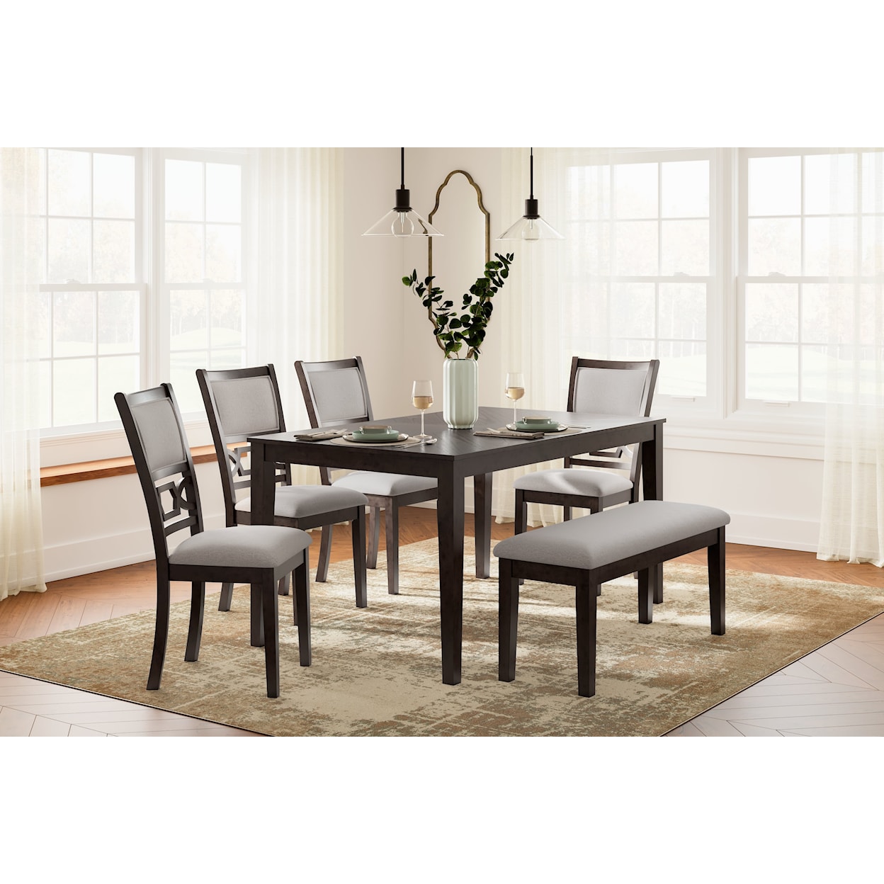 Signature Design by Ashley Langwest Dining Room Table Set