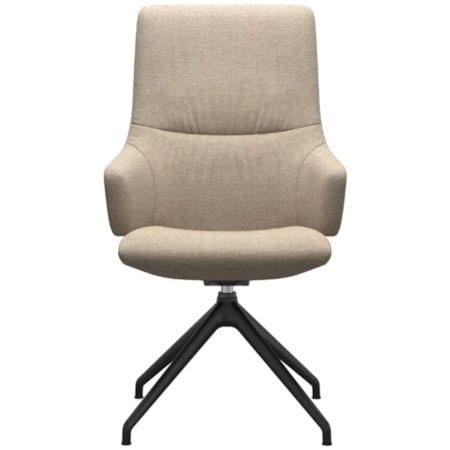 Arm Chair with High Back and D350 Base