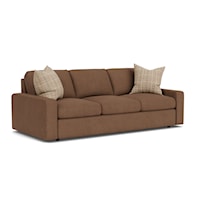 Contemporary Sofa with Track Arms