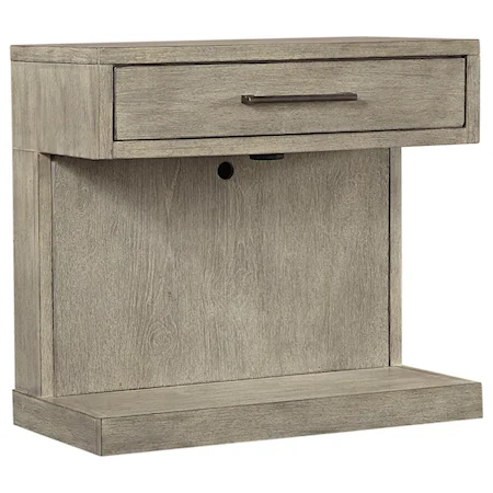Contemporary Nightstand with 3-Way Touch Lighting