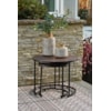 Ashley Furniture Signature Design Ayla Outdoor Nesting End Tables (Set of 2)